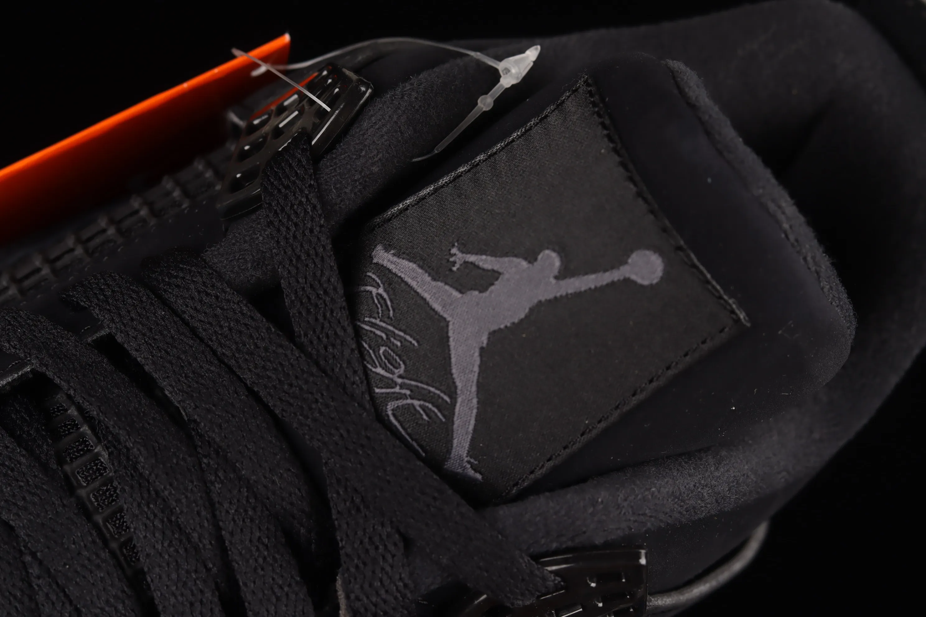 All categories Air Jordan Jordan series basketball shoes Air Jordan 4 foreign trade version Air Jordan 4 Retro "Black Cat" AJ4 Joe 4 Black Cat First layer frosted CU1110-010